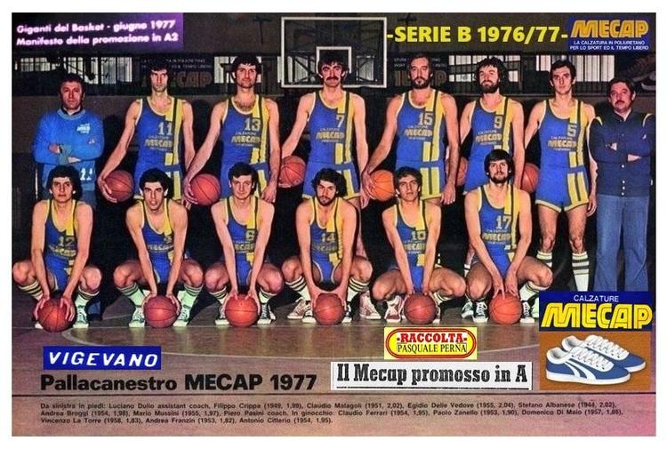 Immagine dall’archivio storico del basket vigevanese